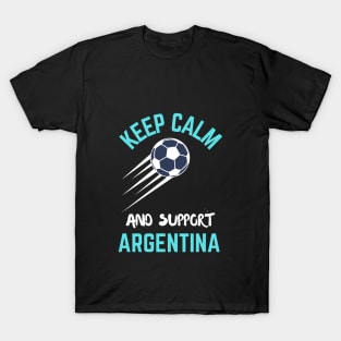 I Support Argentina Football Team T-Shirt